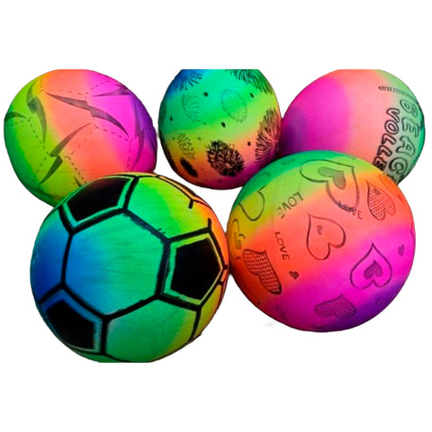 Pelota Decorada N. 8 1/2 Con Válvula Surtido