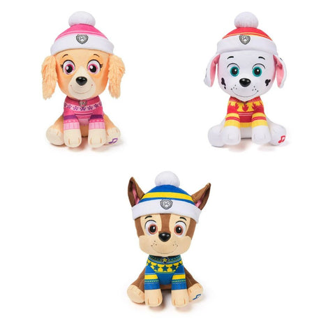 Peluche Paw Patrol Edición Navideña Modelos Surtidos