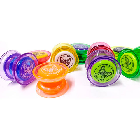 Yoyo de Acrílico Mariposa 12 Pz