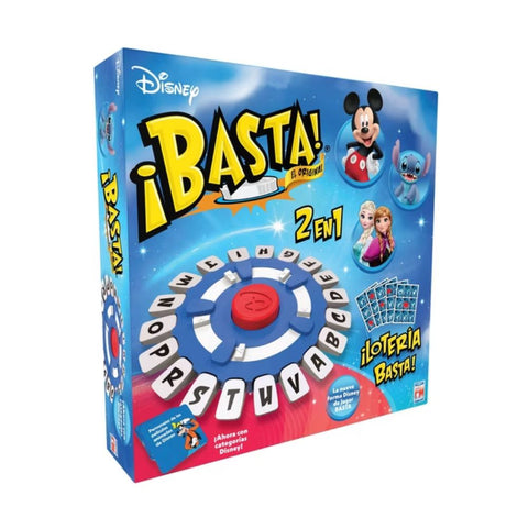Juego de Mesa Disney ¡Basta! El Original 2 en 1 (¡Basta! Clásico + ¡Lotería Basta!)