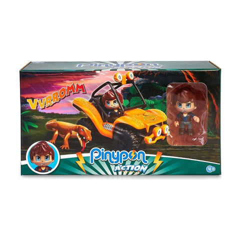 Pinypon Action Buggy con Dragón de Komodo