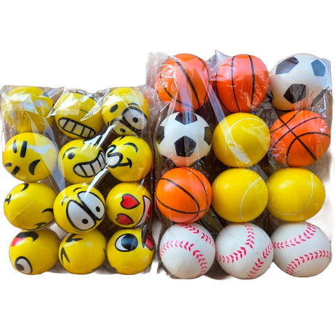 Pelota Antiestrés Chica 12 Pz