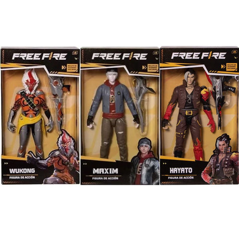Garena Free Fire: Figura de Acción Grande 12 Pulgadas con Accesorio Exclusivo (Surtido)