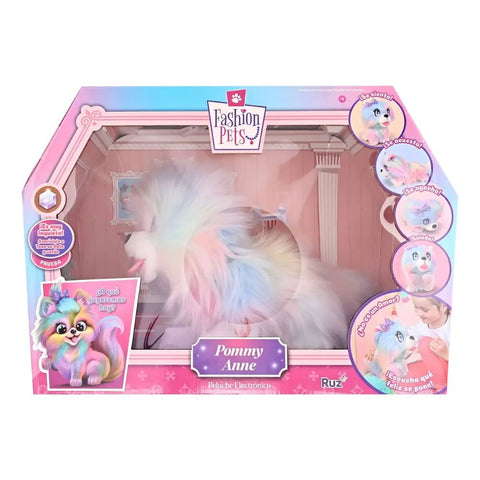 Fashion Pets: Pommy Anne (Perrita Pomerania Arcoíris Interactiva)