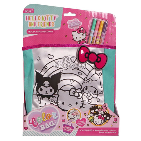 Hello Kitty and Friends: Color Bag (Bolsa para Decorar con Marcadores)