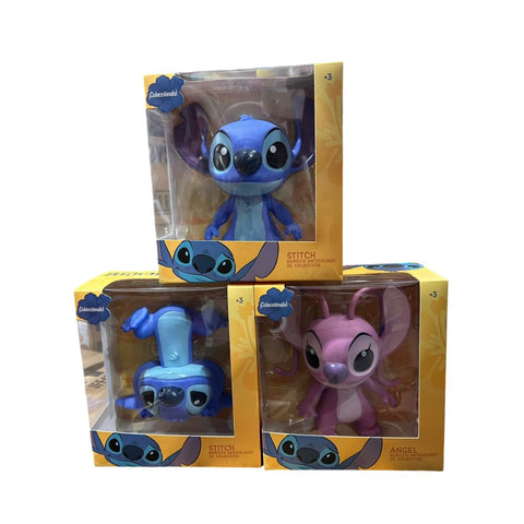 Surtido de Figuras Disney Stitch y Ángel – Muñeco Articulado de Colección