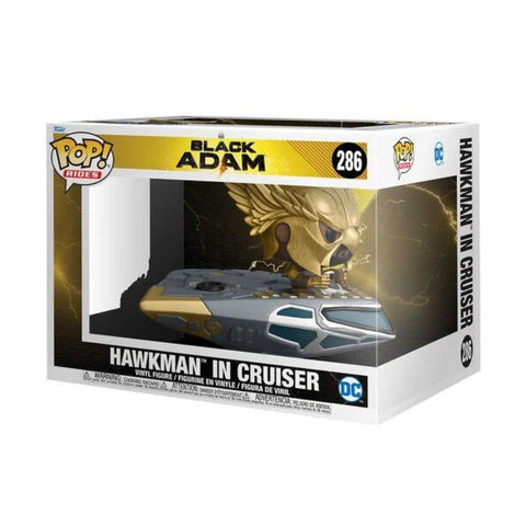 Funko POP! Rides: Black Adam - Hawkman in Cruiser