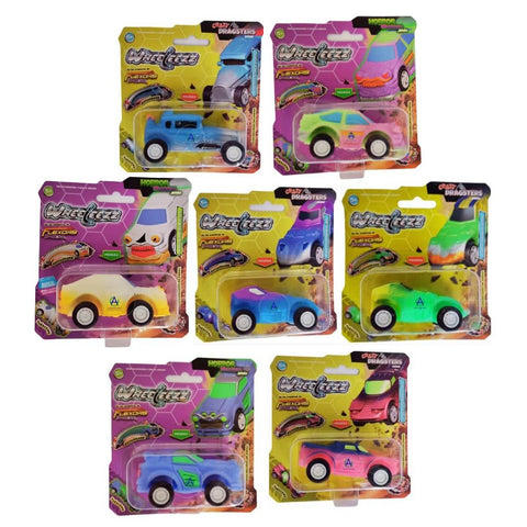 Wheels: Crazy Dragsters (Autos Elásticos y Moldeables - Surtido)