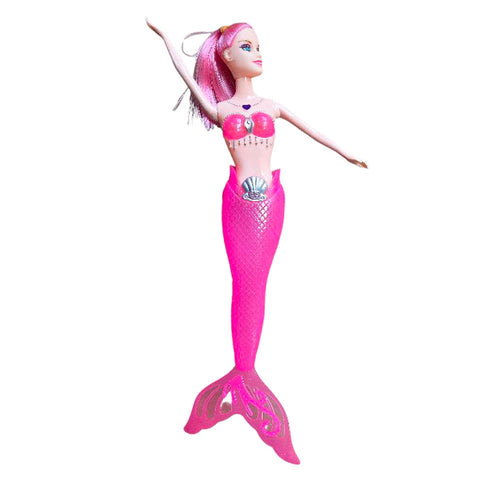 Muñeca Sirena Individual Con Luz