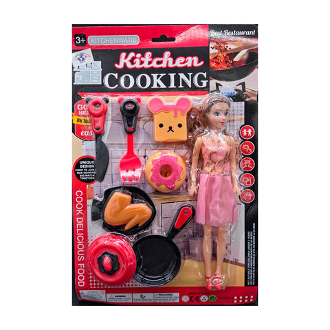 Muñeca Cocina Rojo Kitchen