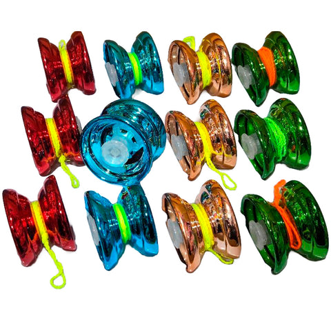 Yoyo Con Balero De Rotación 12 Pz
