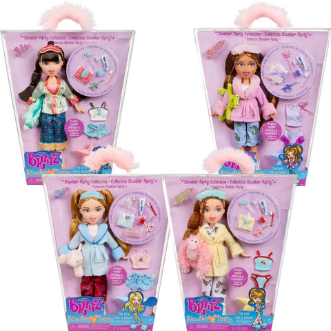Muñecas Bratz Slumber Party Collection – Surtido Edición Fiesta de Pijamas (Cloe, Jade y personajes de la colección)