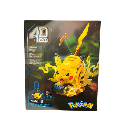 Pokémon Pikachu 4D Build 3D Puzzle Model Kit (241 Piezas)