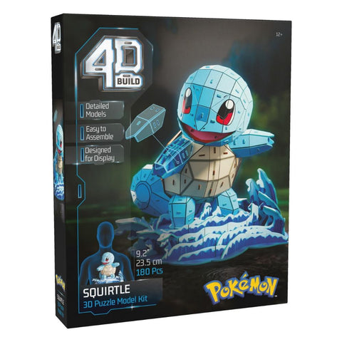 Pokémon Squirtle 4D Build 3D Puzzle Model Kit (241 Piezas)