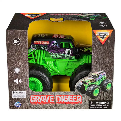 Monster Jam Vehículo Con Luces Y Sonido 1:24 Surtido