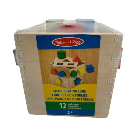 Cubo Clasificador De Formas De Madera
