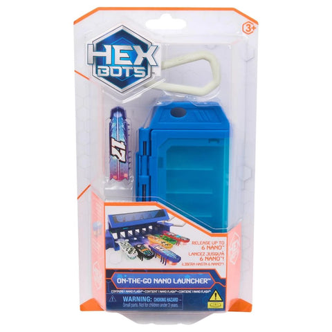 Micro Robot Portátil Hexbots con Estuche Lanzador