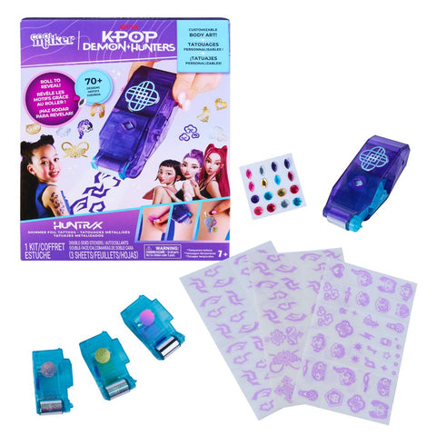 Set de Tatuajes Metalizados Cool Maker – Netflix K-Pop: Demon Hunters