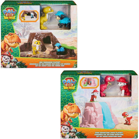 PAW Patrol The Dino Movie Playsets con Mini Figuras (Surtido)