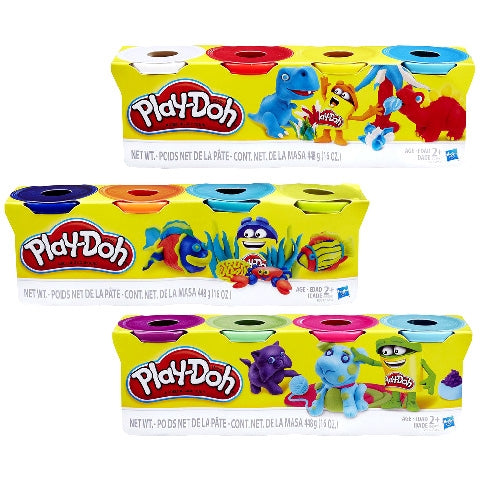 Play-Doh 4 Pack Colores Surtidos