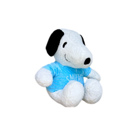 Snoopy Smiles Playera Azul Mediano 30 cm
