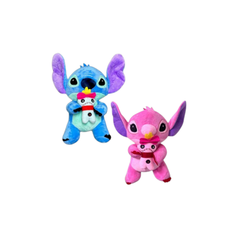 Stitch Y Ángel Scrump Chico 22 cm
