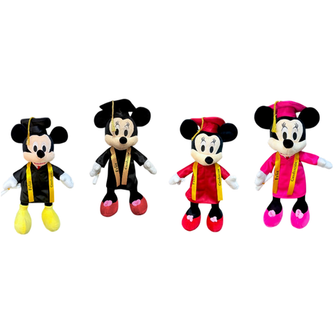 Mickey Y Minnie Graduación Mediano
