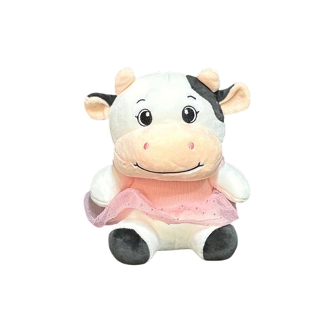 Vaca Vestido Rosa Chico