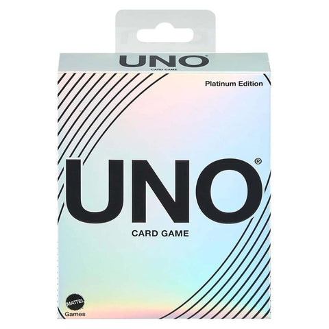 UNO Platinum Edition (Juego de cartas edición especial platino)