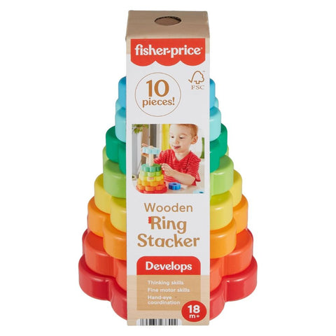 Fisher-Price Anillos Apilables de Madera