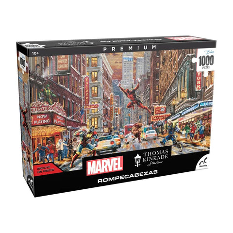 Rompecabezas Premium Deadpool - Tomas Kinkade 1000 Piezas