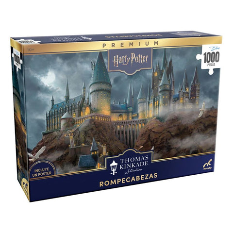 Rompecabezas Premium Harry Potter Castillo de Hogwarts 25 Años de Magia – Thomas Kinkade Studios (1000 Piezas)