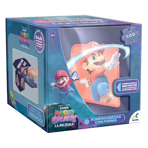 Rompecabezas Mario Galaxy 150 Piezas En Cubo