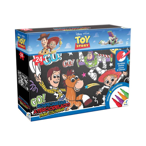 Rompecabezas Toy Story 5 Aterciopelado Para Colorear