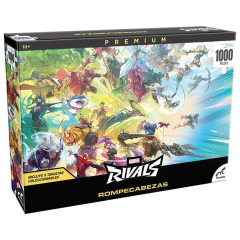 Rompecabezas Marvel Rivals Premium 1000 Piezas (Incluye 5 Tarjetas Coleccionables)