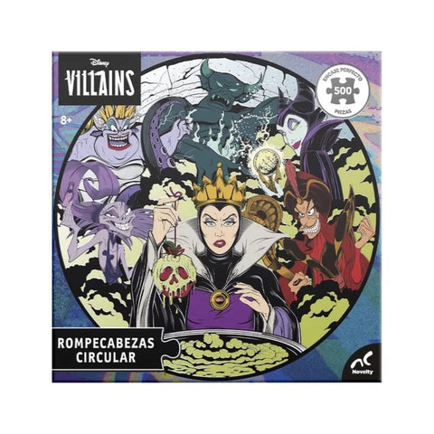 Rompecabezas Circular Disney Villains 500 Piezas – juguete por mayoreo