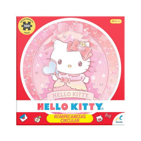 Rompecabezas Circular Hello Kitty 500 Piezas