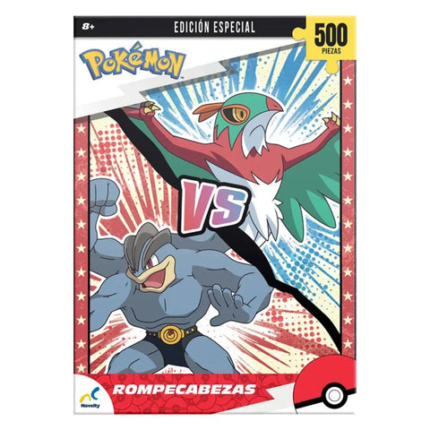 Rompecabezas Pokémon Edición Especial 500 Piezas – Machamp vs Hawlucha – juguete por mayoreo