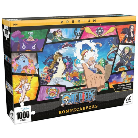 Rompecabezas One Piece Premium 1000 Piezas – Arco de Egghead: Primera Parte (Incluye 5 de 10 Tarjetas Coleccionables)