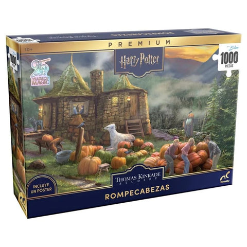 Rompecabezas Harry Potter Premium 1000 Piezas – Hagrid's Hut (Thomas Kinkade Studios / 25 Years of Magic)