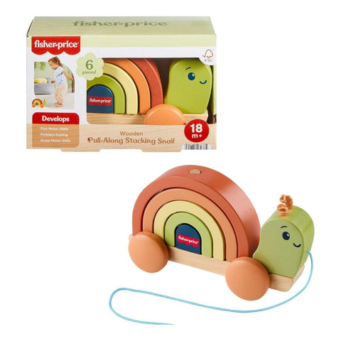 Fisher-Price Caracol Apilable de Madera