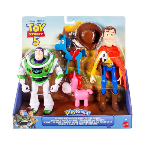 Disney Pixar Toy Story PlayScale™ – Woody and Hi-Tech Buzz to the Rescue