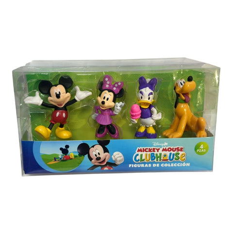 Pack de Figuras de Colección Mickey Mouse Clubhouse (Set de 4 Figuras)
