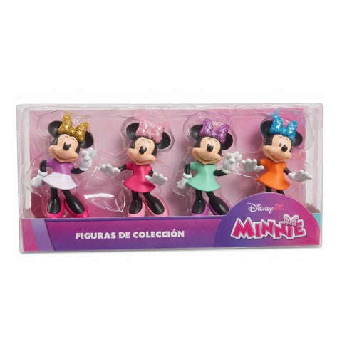 Pack de Figuras de Colección Minnie Mouse (Set de 4 Figuras)