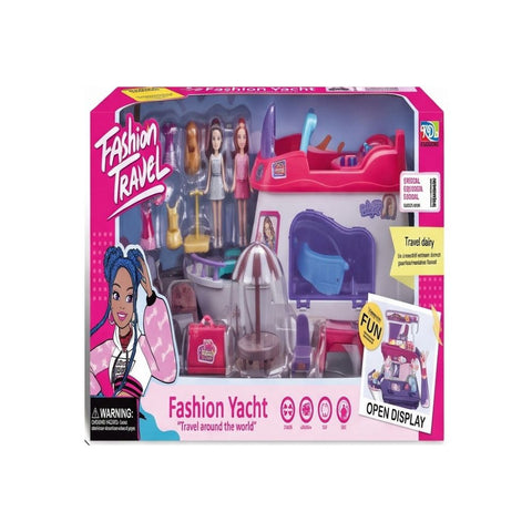 Set Fashion Travel de muñeca — juguete por mayoreo