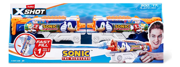 Zuru X-shot 2 Lanzadores De Agua Fast-fill Skins Sonic